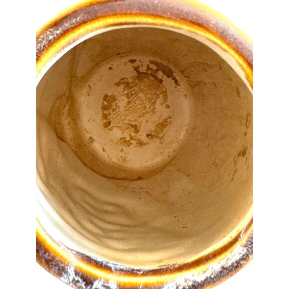 Vintage Mid Century Green Ceramic Vase With Chinese Symbol - Picture 7 of 9